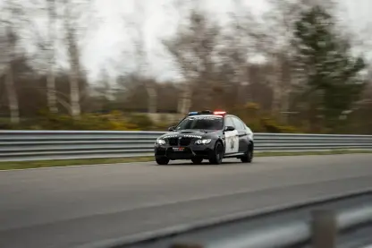La BMW M3 du baptême vitesse en piste